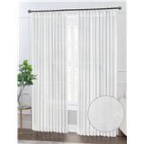 RED DANIELLE SHEER CURTAIN FRENCH PLEAT VIENNES C28 8091810 10XD WHITE
