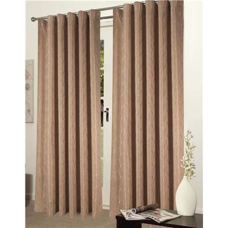 RED DANIELLE CURTAIN FRENCH PLEAT ALAINA C17 80927 3P BROWN
