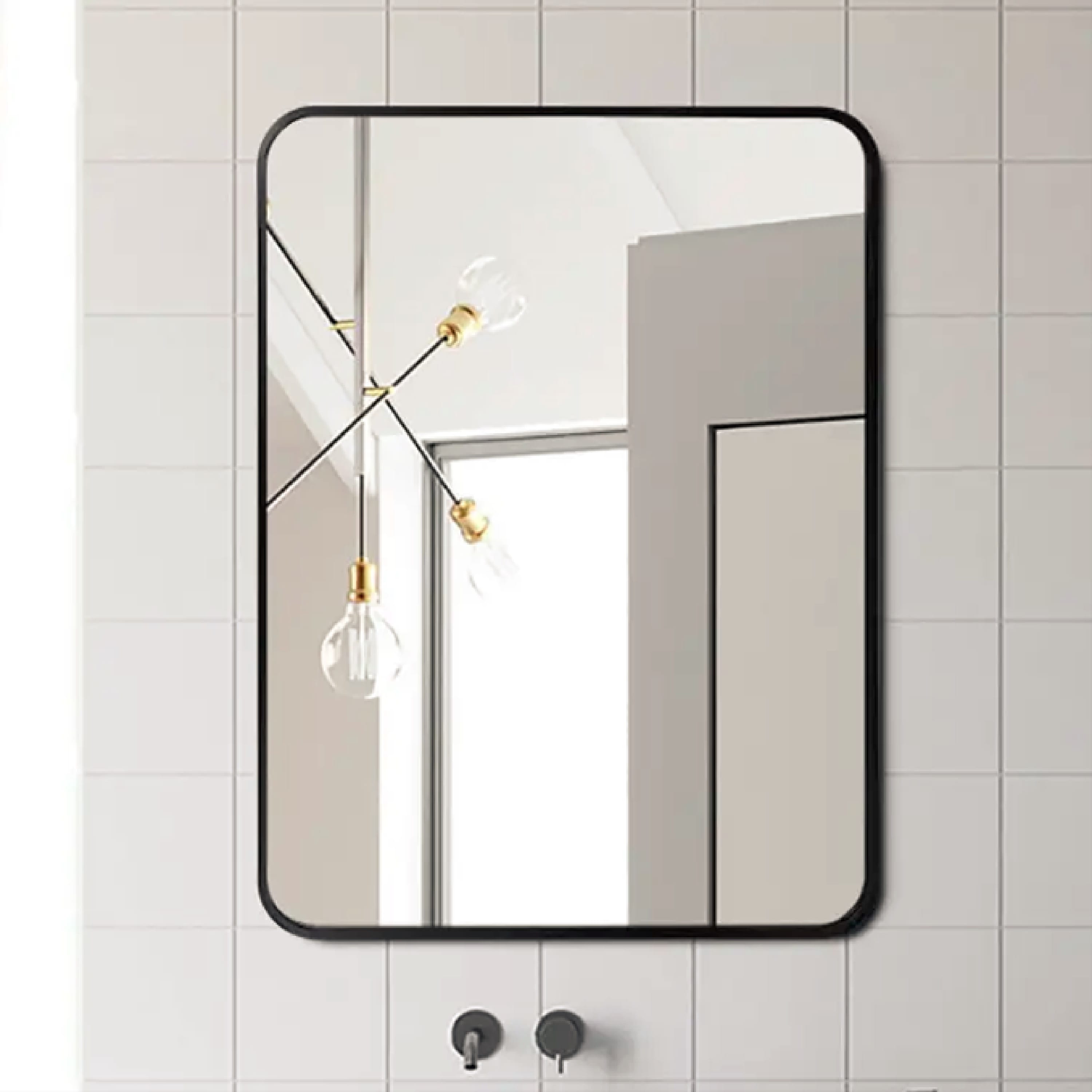 Moya Wall Mirror JY0404 40x60cm-Black