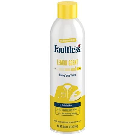 FAULTLESS LEMON SCENT IRONING SPRAY STARCH 567G