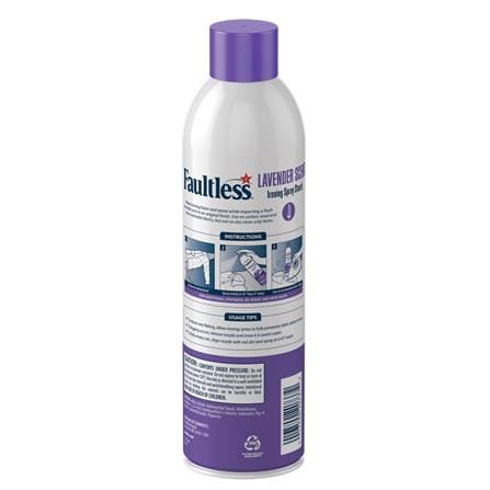 FAULTLESS LAVENDER SCENT IRONING SPRAY STARCH 567G