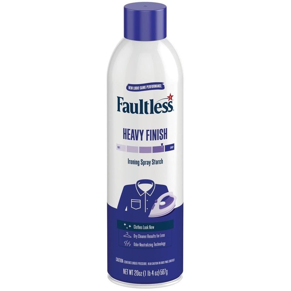 FAULTLESS HEAVY FINISH IRONING SPRAY STARCH 567G