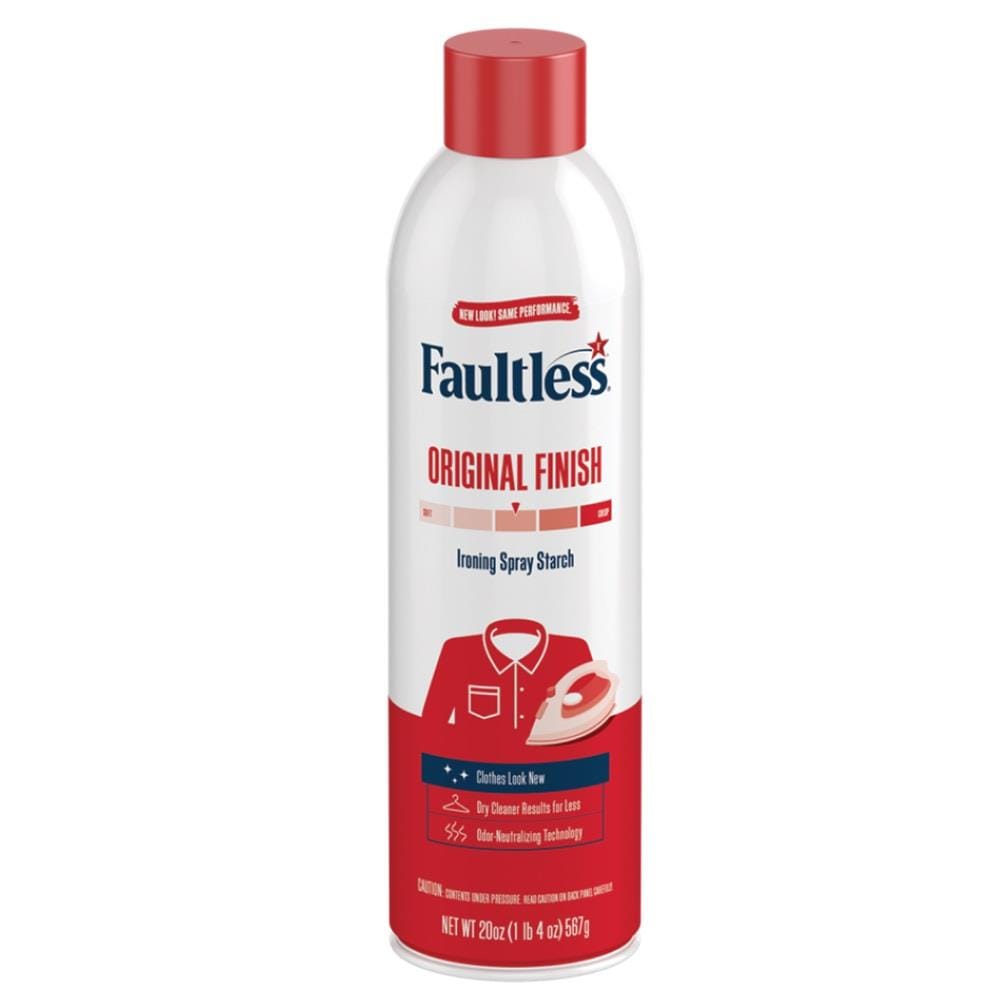 FAULTLESS ORIGINAL FINISH IRONING SPRAY STARCH 567G