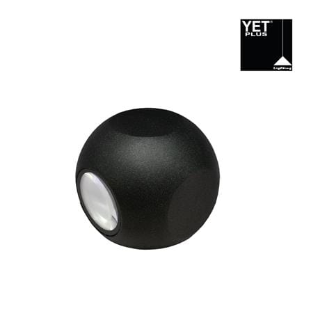 YETPLUS WALL OUTDOOR W3208-2 2X3W WARM WHITE (3000K)