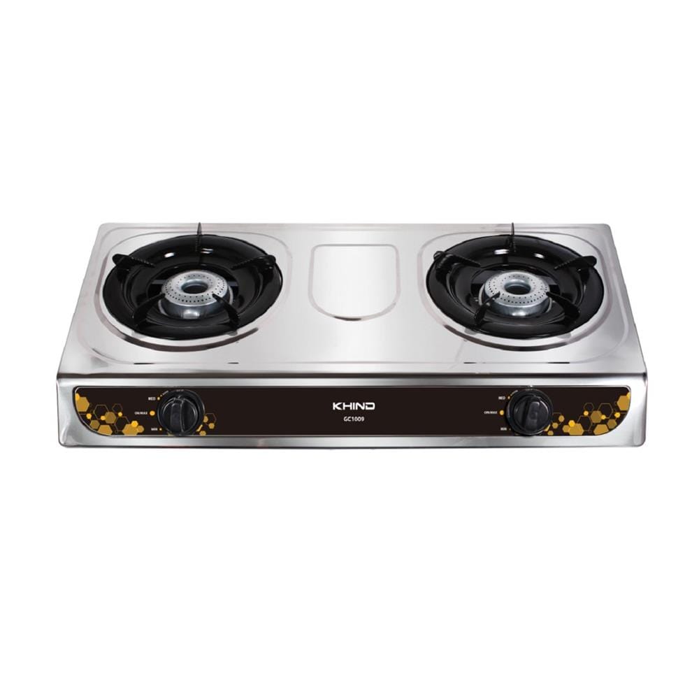KHIND GAS STOVE GC1009 2BURNERS 2.6KW