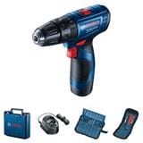 BOSCH 12V CORDLESS IMPACT DRILL (BATTERY INCLUDED) GSB120-LI + 23 ACCESSORIES