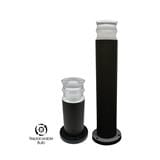 YETPLUS BOLLARD P2009 GU10 BLACK H25