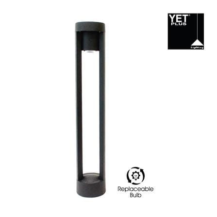 YETPLUS BOLLARD BL3238 GU10 BLACK H60
