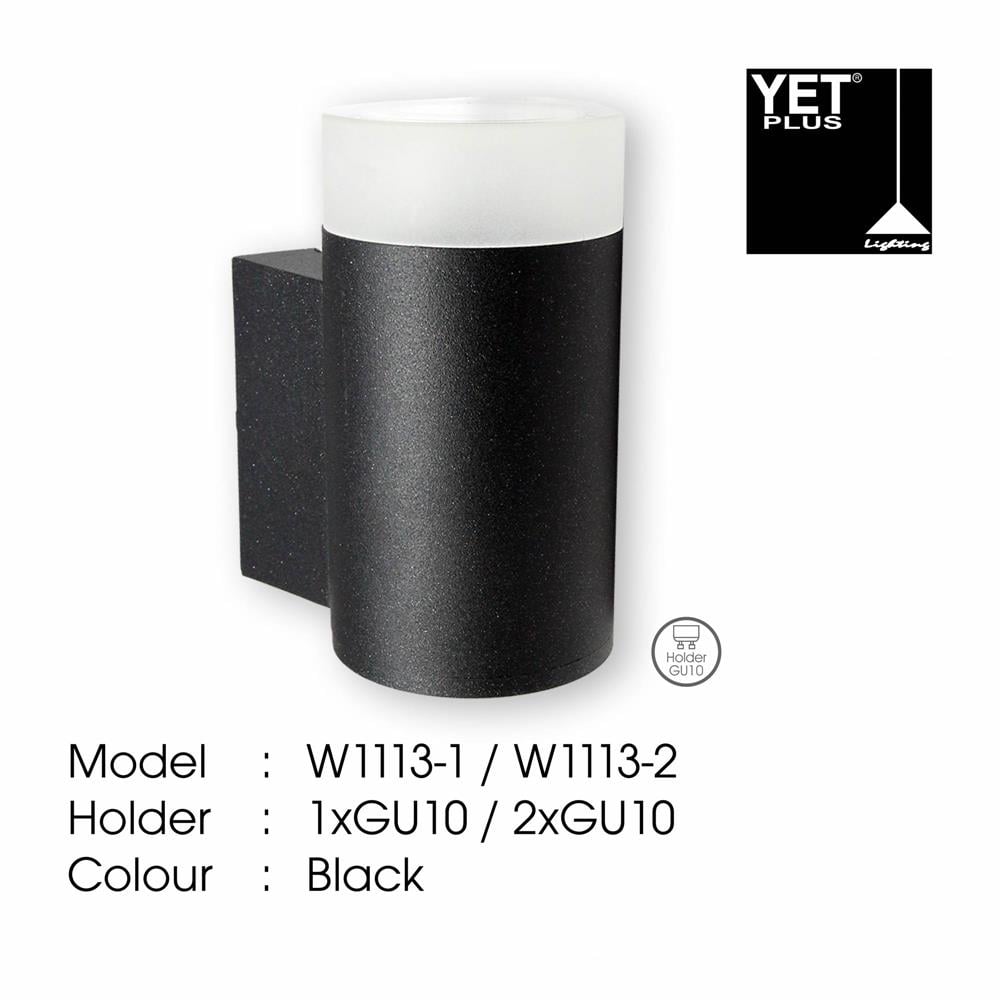 YETPLUS WALL OUTDOOR W1113-1 GU10 WARM WHITE (3000K)