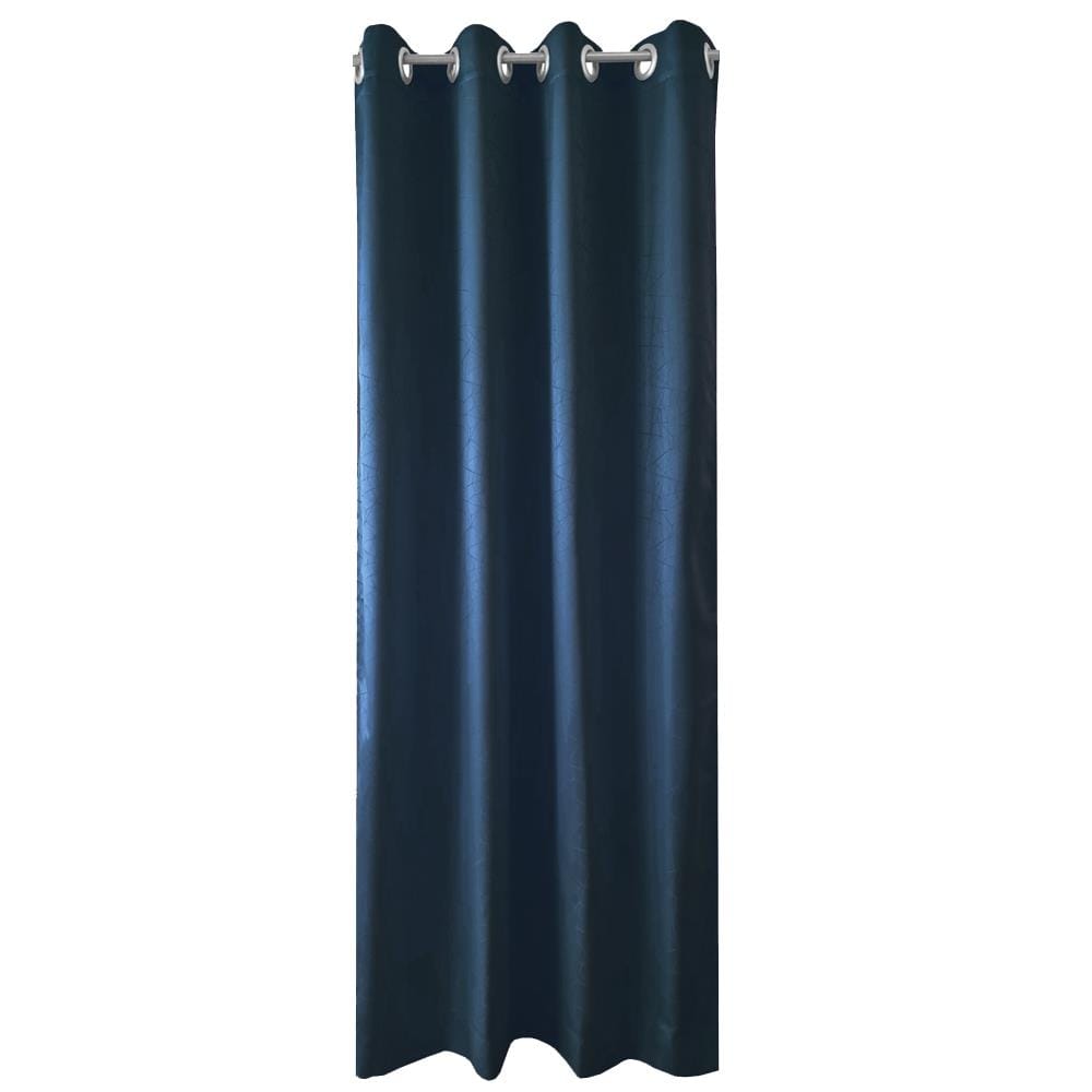 HLS CURTAIN EYELET LILY UV 140X220CM DARK BLUE