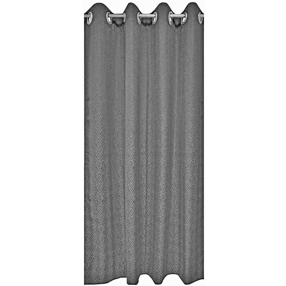 HLS CURTAIN EYELET BELLE UV 140X220CM DARK GRAY