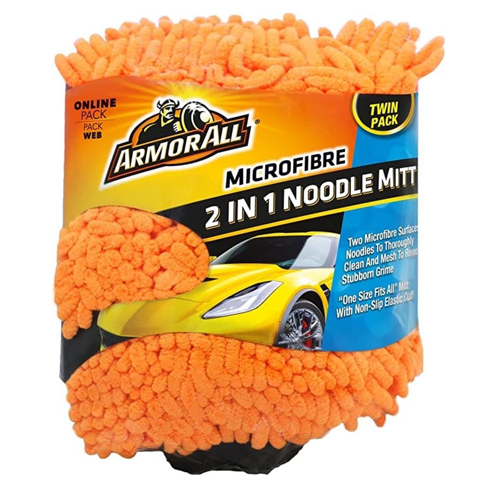 ARMOR ALL MICROFIBRE 2 IN 1 NOODLE WASH MITT