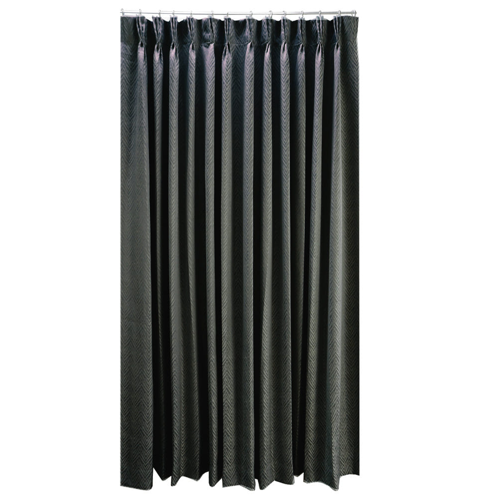 HLS CURTAIN FRENCH PLEAT BELLE UV 140X250CM DARK GRAY