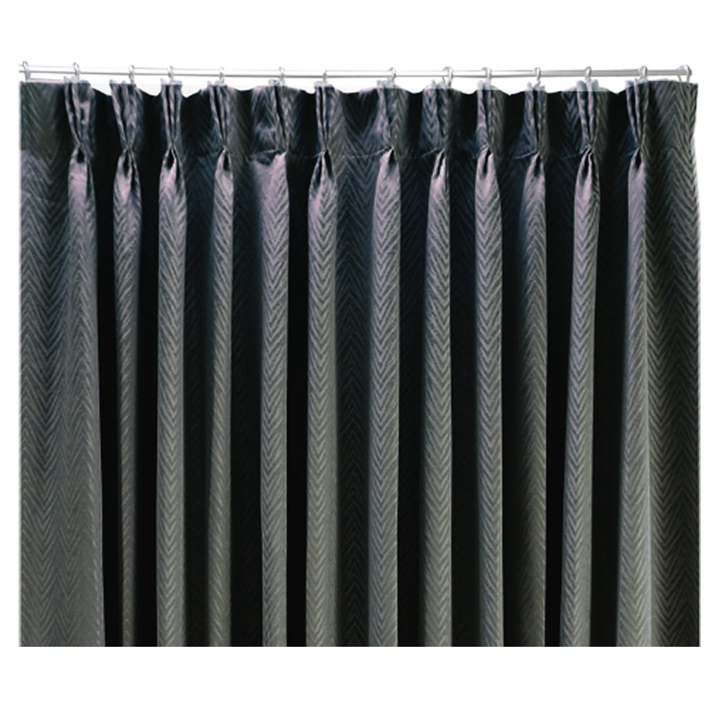 HLS CURTAIN FRENCH PLEAT BELLE UV 140X250CM DARK GRAY