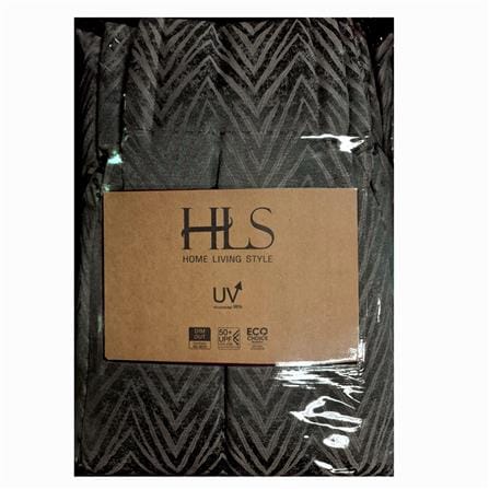 HLS CURTAIN FRENCH PLEAT BELLE UV 140X280CM DARK GRAY