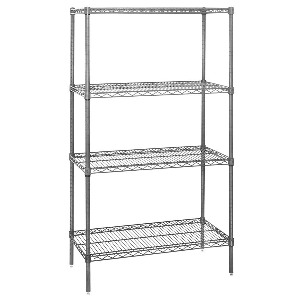 SHELF HEAVY DUTY 4 TIERS 90x45CM CHR