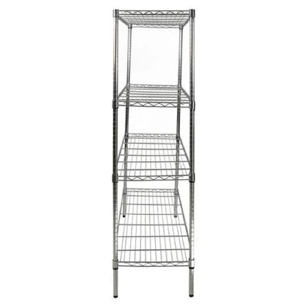 SHELF HEAVY DUTY 4 TIERS 90x45CM CHR