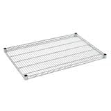 CHROME WIRE STORAGE 4-TIER SHELF 120CM SILVER