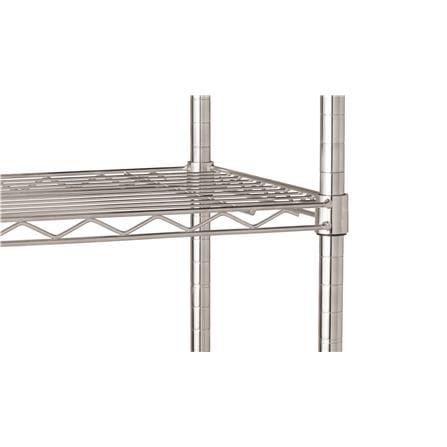 SHELF TIER 90CM CHROME