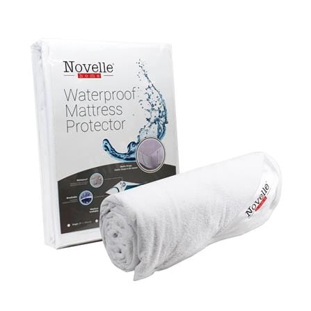 NOVELLE WATERPROOF ELASTIC MATTRESS PROTECTOR SUPER SINGLE SIZE