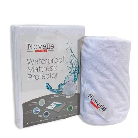 NOVELLE WATERPROOF ELASTIC MATTRESS PROTECTOR SUPER SINGLE SIZE