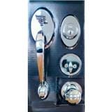 YALE ENTRANCE HANDLE SET ST/CA5057 US26 SATIN CHROME