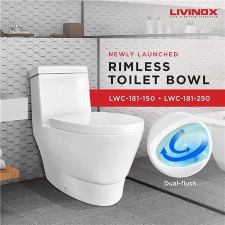 LIVINOX 1P TOILET LWC-181-150-WHITE