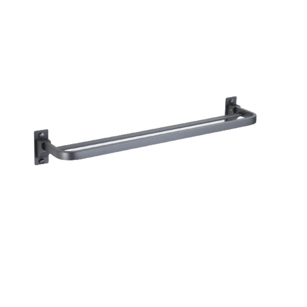 LIVINOX TOWEL BAR LBA-TB6007B-STAINLESS STEEL-GUN METAL H8.50XW60XD13 CM