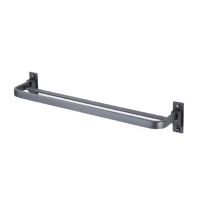 LIVINOX TOWEL BAR LBA-TB6007B-STAINLESS STEEL-GUN METAL H8.50XW60XD13 CM