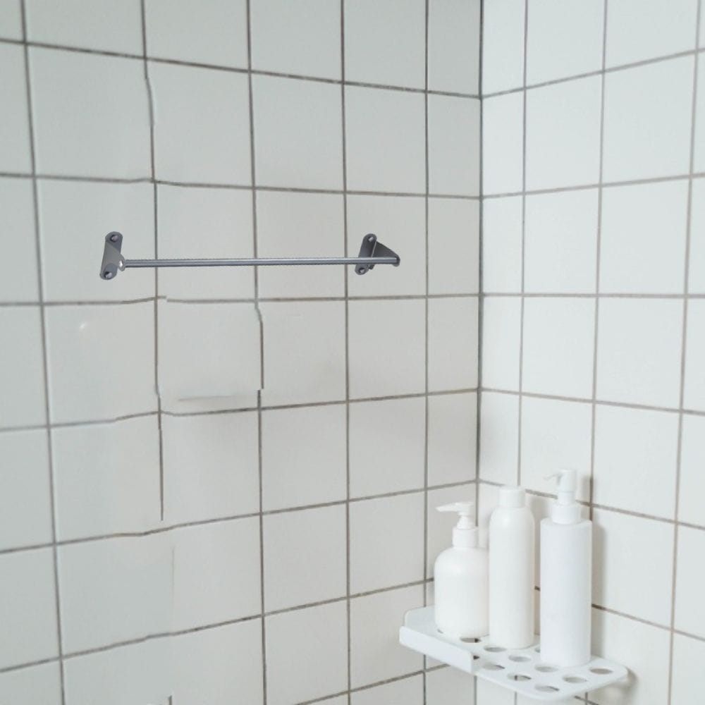 LIVINOX TOWEL BAR LBA-TB7507A-STAINLESS STEEL-GUN METAL (H9.50XW75XD8 CM)