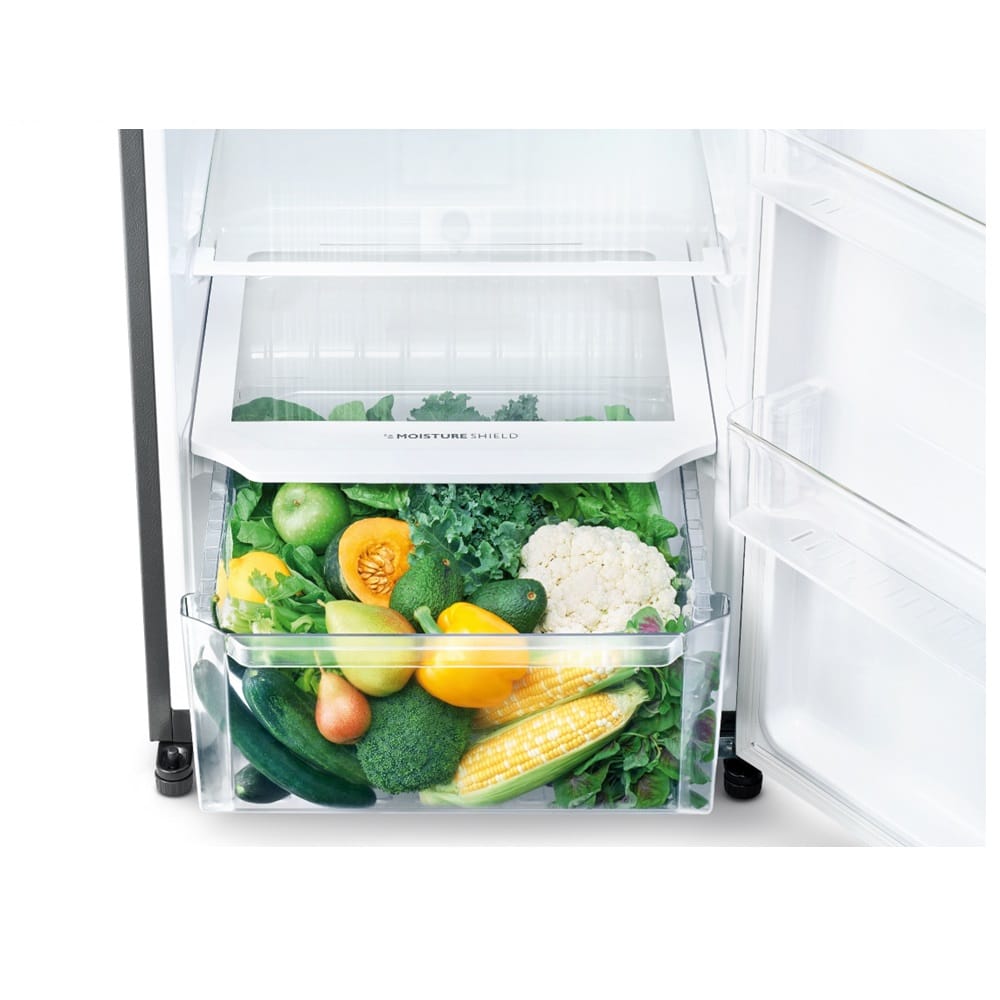 SHARP 2 DOOR REFRIGERATOR SJ4422MSS 440L SILVER FOLIO