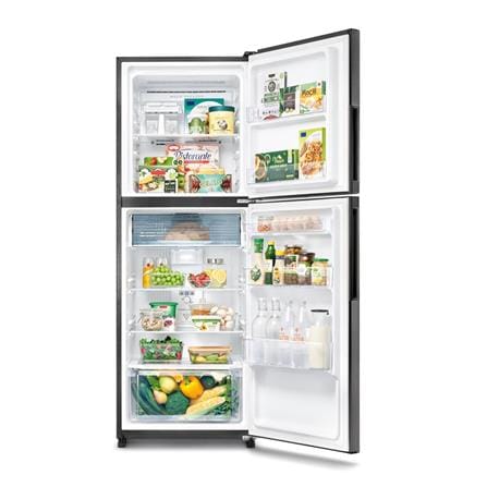 SHARP 2 DOOR REFRIGERATOR SJ4422MSS 440L SILVER FOLIO