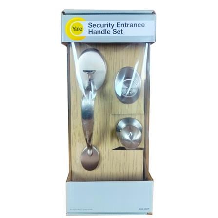YALE ENTRANCE HANDLE SET NV/CA5057 US15 SATIN NICKEL