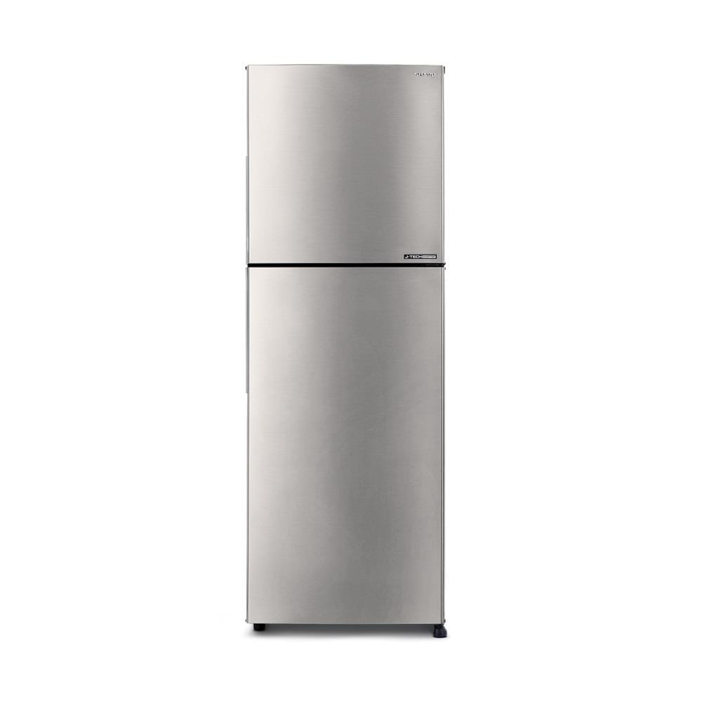 SHARP 2 DOOR REFRIGERATOR SJ3222MSS 320L SILVER FOLIO