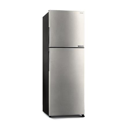 SHARP 2 DOOR REFRIGERATOR SJ3222MSS 320L SILVER FOLIO