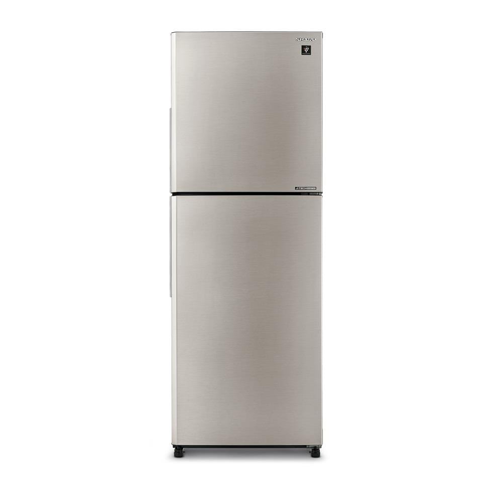 SHARP 2 DOOR REFRIGERATOR SJ3822MSS 380L SILVER FOLIO