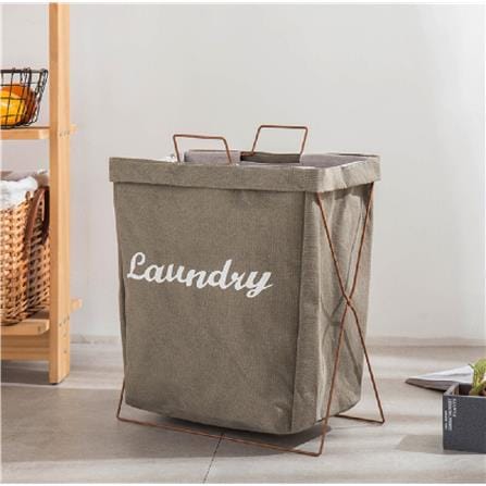 COSSY PLUS LAUNDRY BASKET CP-1236-KHAKI