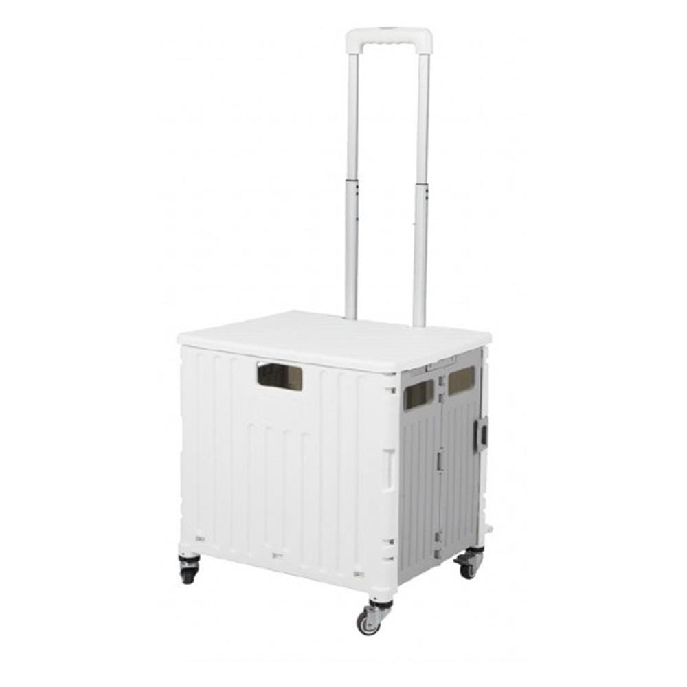 FOLDABLE CART OKURA 4 WHEEL 50KG (WHITE)