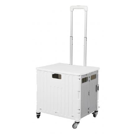 FOLDABLE CART OKURA 4 WHEEL 50KG (WHITE)