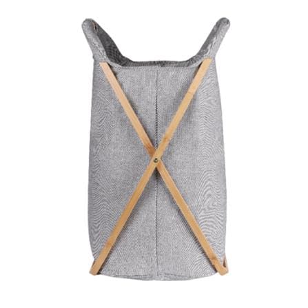 CLOTH HAMPER SQUARE X STAND GREY PLIM 44X40X66CM HPR-2023-001