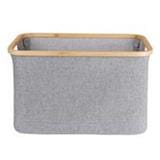 CLOTH BASKET GREY 54X33CM PLIM HPR-2023-003