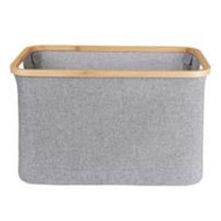CLOTH BASKET GREY 54X33CM PLIM HPR-2023-003