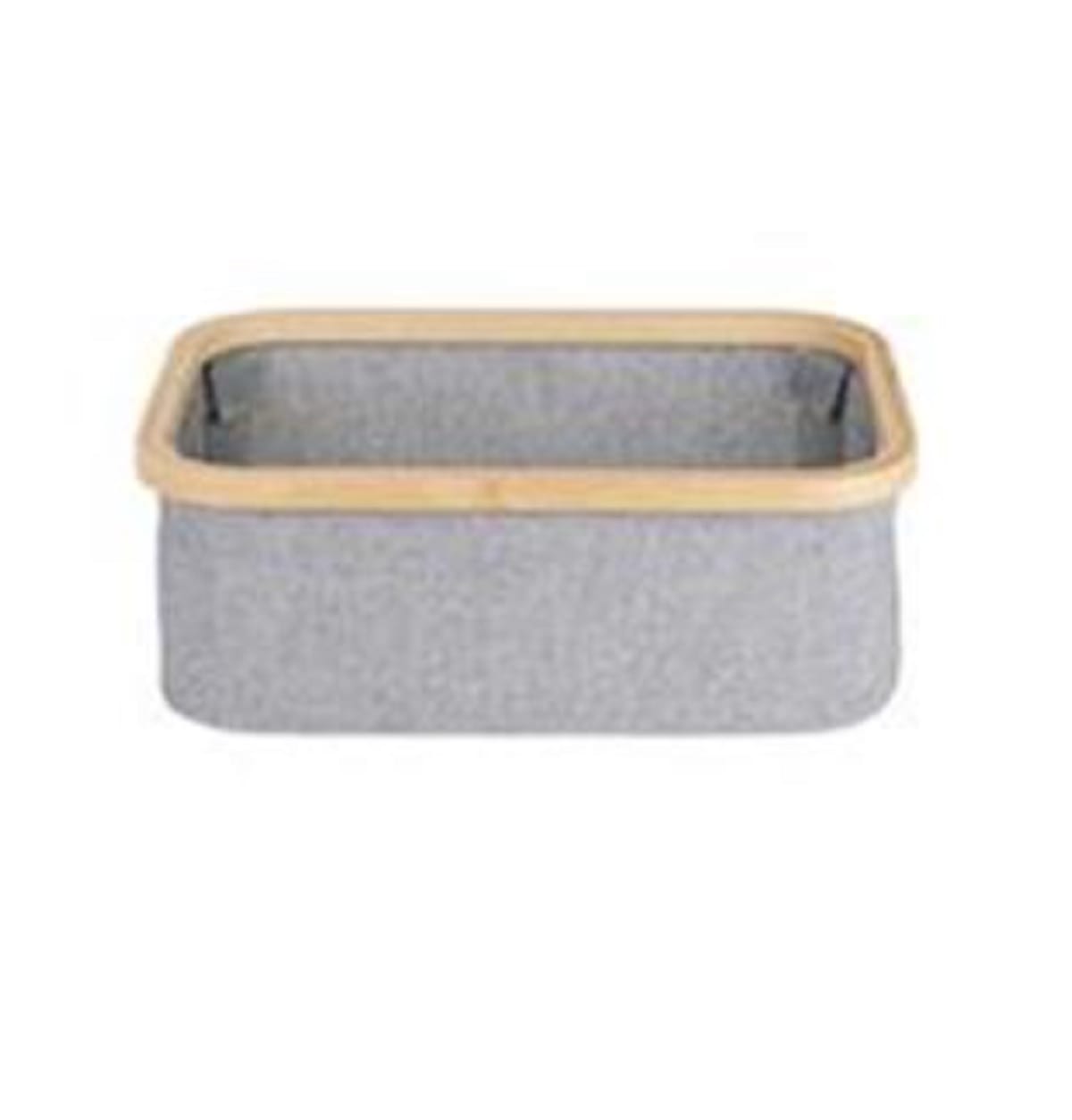 CLOTH BASKET GREY 38X13.5CM PLIM HPR-2023-005