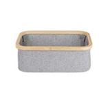 CLOTH BASKET GREY 38X13.5CM PLIM HPR-2023-005