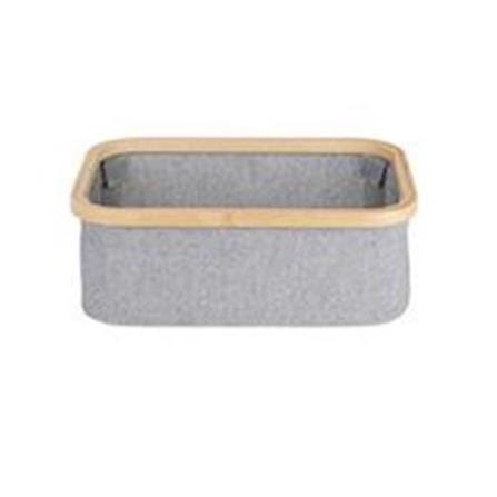 CLOTH BASKET GREY 38X13.5CM PLIM HPR-2023-005