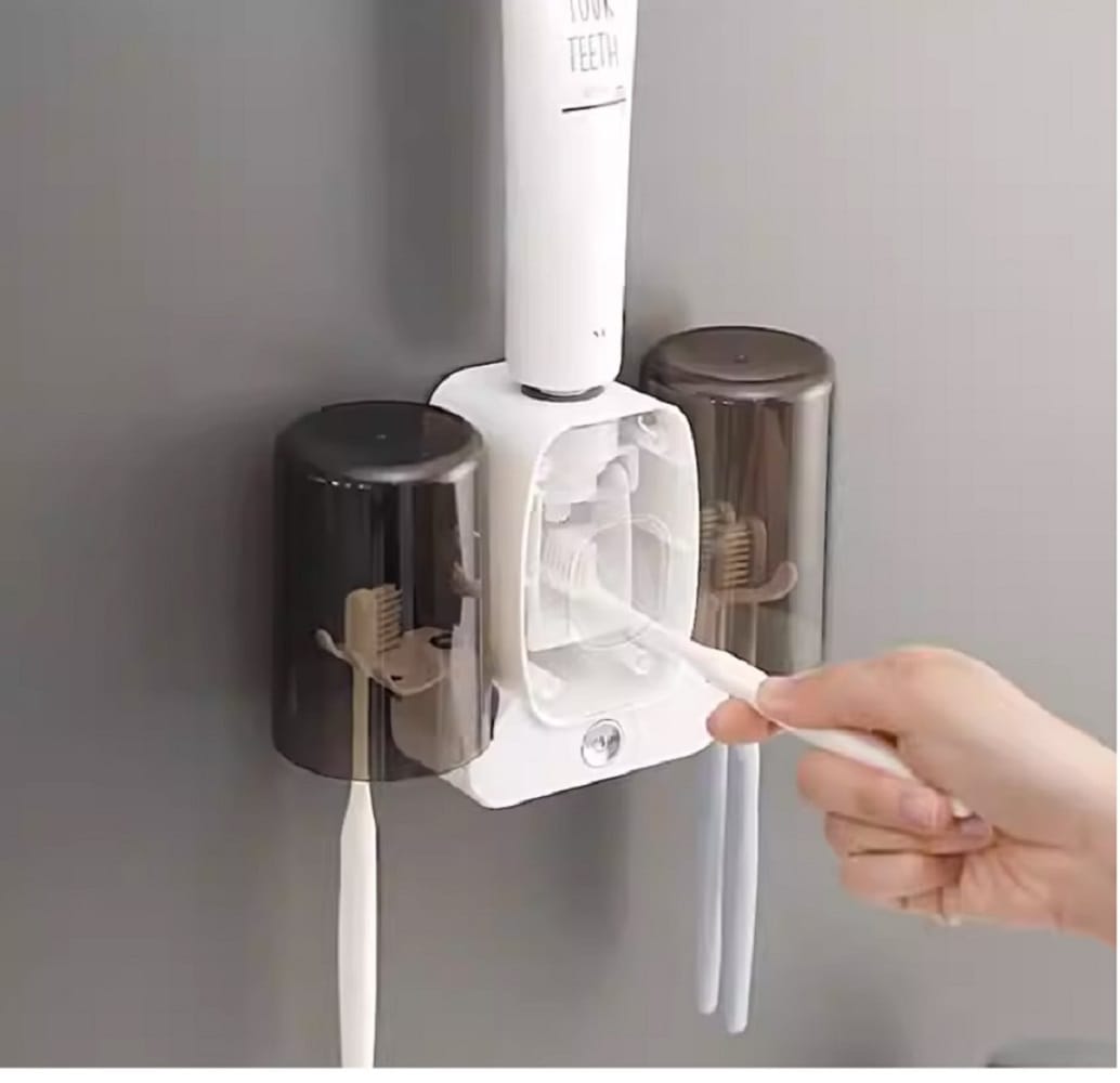 COSSY+ TOOTHBRUSH HOLDER CP-932 WITH UV LIGHT WHITE (H13XW20XD6.60 CM)