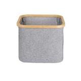 CLOTH BASKET GREY 33X27CM PLIM HPR-2023-004