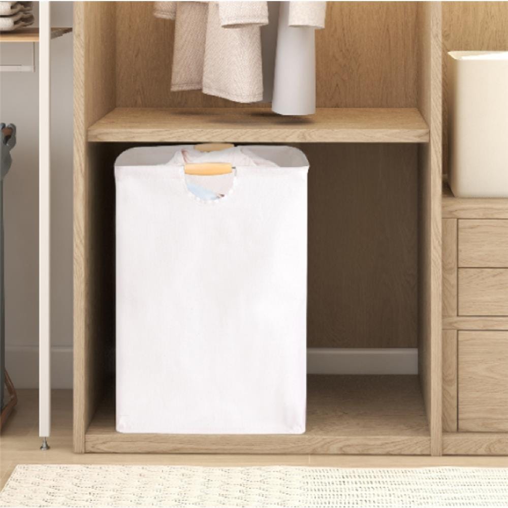 BASKET WITH HANDLE SIMPLE XL CREAM PLIM HPR-2023-010