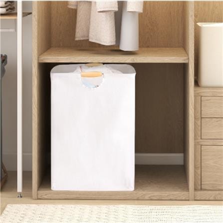 BASKET WITH HANDLE SIMPLE XL CREAM PLIM HPR-2023-010