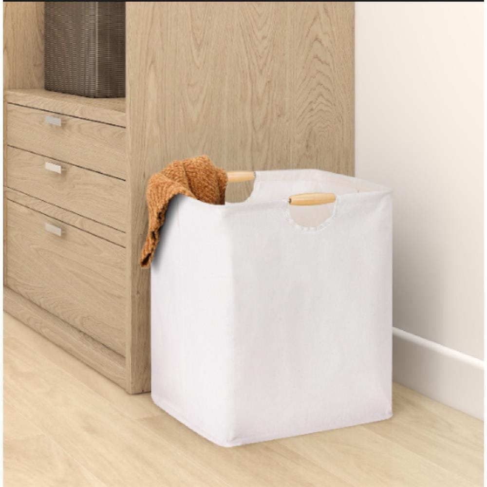 BASKET WITH HANDLE SIMPLE L CREAM PLIM HPR-2023-011